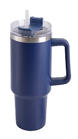 Купить Термостакан с ручкой Синий (пластик/металл) (1200мл) (12-16110-202405-B32) — Фото №1