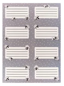 Купить Наклейки для тетрадей 24 штуки "Овечки" — Фото №1