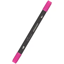 Купить Маркер акварельный "Сонет", двухсторон., кисть и тонкий наконечник, фиолетово-розовый, сонет — Фото №1