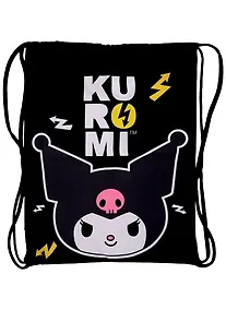 Купить Мешок для сменной обуви "Kuromi", черный, 36 х 47 см — Фото №1