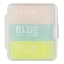 Купить Набор ластиков «Three colour», 3 штуки — Фото №1