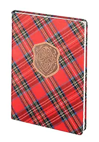 Купить Ежедневник недатированный, 140*200мм 192стр. InFolio/Инфолио Scotland Красный интегральный переплет — Фото №1