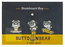Купить Папка-конверт А4 на кнопке "A cool bear" — Фото №1