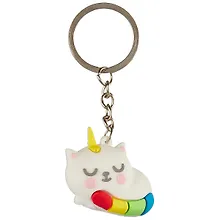 Купить Брелок Котик-единорог Dreams & Kisses (ПВХ) (3,5 см) (12-Benjia-DK-256) — Фото №1