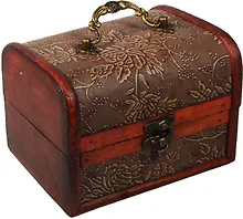 Купить Шкатулка-сундучок XL 11*11,5*15  15*11*12см, дерево, в ассортименте — Фото №1