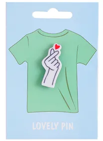 Купить Значок Жест Любви Саранг (акрил) — Фото №1