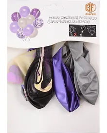 Купить Набор воздушных шаров (композиция) (конфетти, пастель) (10шт) — Фото №1