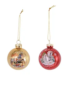 Купить Новогоднее подвесное украшение Символ года (стекло) (6х6см) — Фото №1