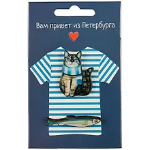 Купить Набор значков Кот + Корюшка — Фото №1