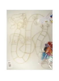 Купить Песочная ходилка Кот с клубком (А3) (067) (Х03) (трафарет+цв. песок+кубик+фишки) (3+) (упаковка) — Фото №1