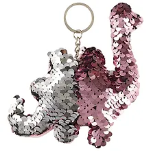 Купить Брелок с пайетками Динозаврик (текстиль) — Фото №1