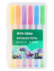 Купить Фломастеры Art idea, 6 цветов — Фото №1
