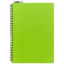 Купить Тетрадь в клетку Stila, Neon Green, А4, 96 листов — Фото №1