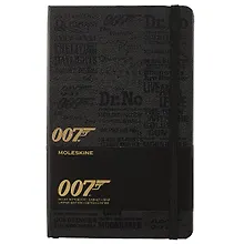 Купить Записная книжка Moleskin James Bond Large, 96 листов, чёрная, А5 — Фото №1