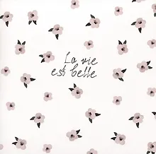 Купить Скетчбук 170*170мм 40л "Pretty", белый, мягк.переплет, микротекстурирование, ламинация, клеев.скрепление, бумага 120г/м2 — Фото №1