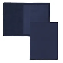 Купить Обложка для паспорта MAPLE (4 отд. для карт) (синий) (иск. кожа) (ОПК0481) — Фото №1