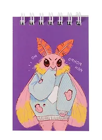 Купить Блокнот А7 60л "Привет, я Моль!" спираль — Фото №1