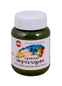 Купить Акрил художественный 100 мл зеленая теплая — Фото №1