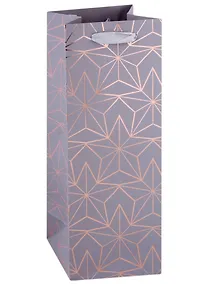 Купить Пакет бутылочный 35*13*9 "Подарочный" бум.мат — Фото №1