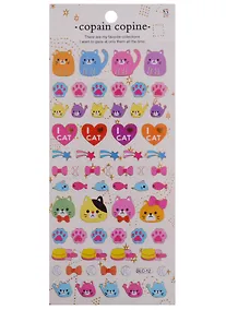 Купить Наклейки пвс с обводкой Коты SLC-12 и Единороги SLC-05 — Фото №1