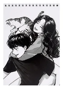 Купить Блокнот А5 60л кл. "Аниме романтика" спираль — Фото №1