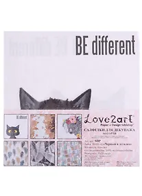 Купить Салфетки для декупажа (ассорти) "Черный в деталях", 6 шт — Фото №1