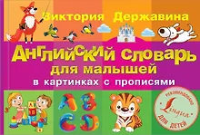 Купить Английский словарь для малышей в картинках с прописями — Фото №1