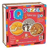 Купить IQ Пазл деревянный "Пушистики" — Фото №1