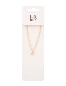 Купить Кулон Сердечко (розовое) (металл) (1,2х1,6) (12-Kainli-K4) (Lafilaf) — Фото №1