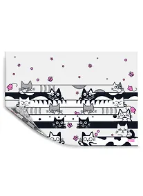 Купить Клеенка для уроков труда "Коты", 50 х 70 см — Фото №1
