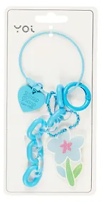 Купить Брелок с карабином и подвесками Цветок (пластик) (Yoi) (12-4305-Y8) — Фото №1