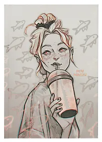 Купить Книга для записей А5 80л кл. "Street story (Эксклюзив)" 7БЦламинация soft touch, печать по фольге, офсет — Фото №1