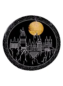 Купить Подставка под напитки Гарри Поттер Рождество в Хогвартс (картон) (11х11) (CST004) — Фото №1