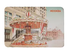 Купить Магнит картон карандаш Карусель Манежная площадь (Москва) (МК/201/020) — Фото №1