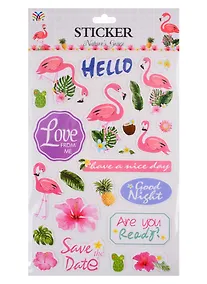 Купить Стикеры бумажные  Фламинго — Фото №1