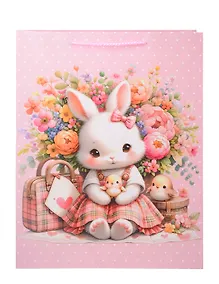 Купить Пакет А3 42,5*33*10 "Bunny" дет., бум.мат.ламинат — Фото №1