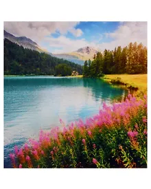 Купить Набор для творчества. Алмазная мозаика "Цветение в горах", 30 х 30 см — Фото №1