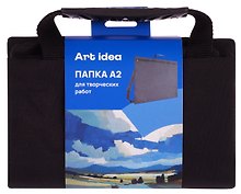 Купить Папка для художественных работ А2 ручки, наплечный ремень, Art idea — Фото №1