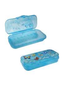 Купить Пенал школьный "Бабочки", пластмассовый, в ассортименте, Стамм — Фото №1