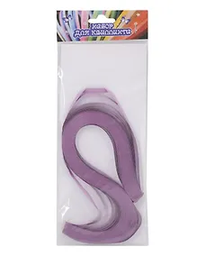 Купить Goznak Набор для квиллинга (бумага) 300*5мм медиум МОНО фиолетовый Qzv-m-100/5vl — Фото №1