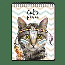 Купить Блокнот, 80л. А5(156*207) клетка Be Smart Indie мягкий переплет, на спирали — Фото №1