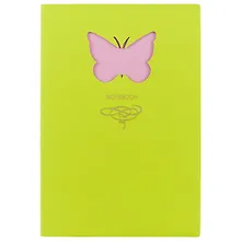 Купить Книга для записей «Butterfly», салатовая, 80 листов, А5 — Фото №1