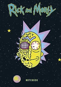 Купить Блокнот. Рик и Морти «Рик в космосе», А5, 72 листа — Фото №1