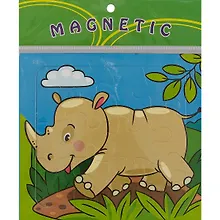 Купить Пазлы магнитные, 19*17,5см, Носорог — Фото №1