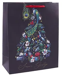 Купить Пакет А4 32*26*12 "Павлин" НГ, бум.мат.ламинат — Фото №1