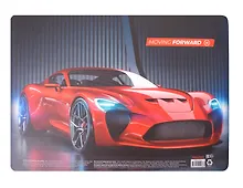 Купить Покрытие на стол А4 "Ярко-красная машина" — Фото №1