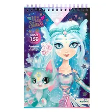 Купить Neo Stars. Блокнот для творчества MAXI с наклейками и стразами для лица "Меркурий" — Фото №1