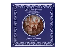 Купить Тарелка сувенирная Москва ХВБ (D15, корич.рисунок) (фарфор) (15-7BR-19) — Фото №1