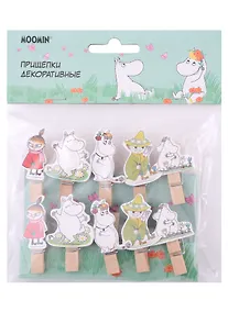 Купить Прищепки декоративные MOOMIN Муми-тролль с друзьями (10шт) — Фото №1