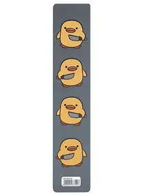 Купить Закладка для книг пластиковая "Уточка с ножом" — Фото №1